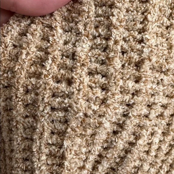 True Craft Camel V-Neck Sweater - Picture 3 of 5